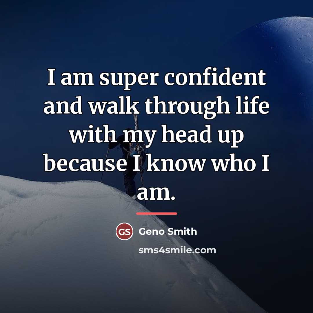“I am super confident and walk through life with my…” quote by Geno Smith
