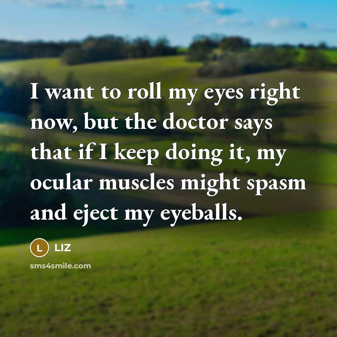 “I want to roll my eyes right now, but the…” quote by LIZ