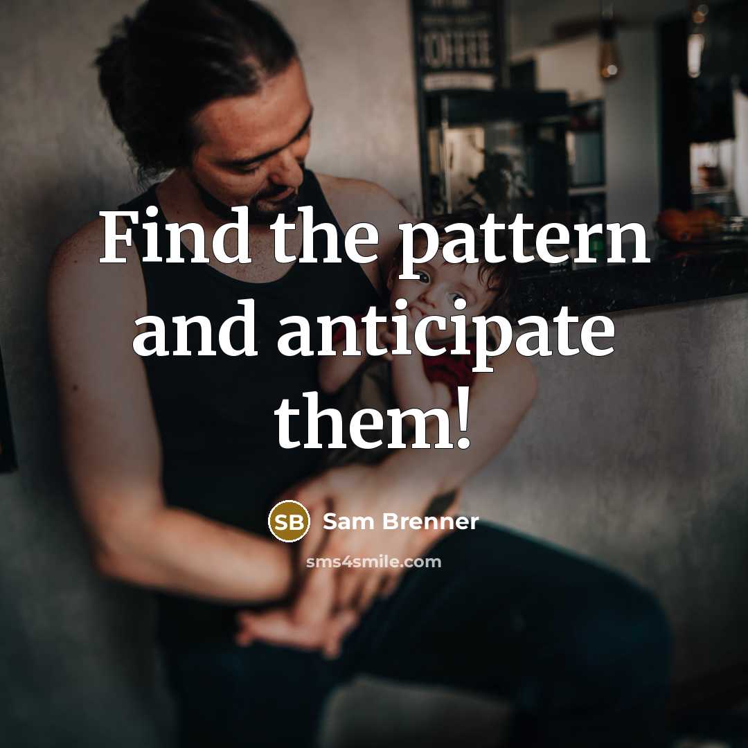 “Find the pattern and anticipate them!…” quote by Sam Brenner
