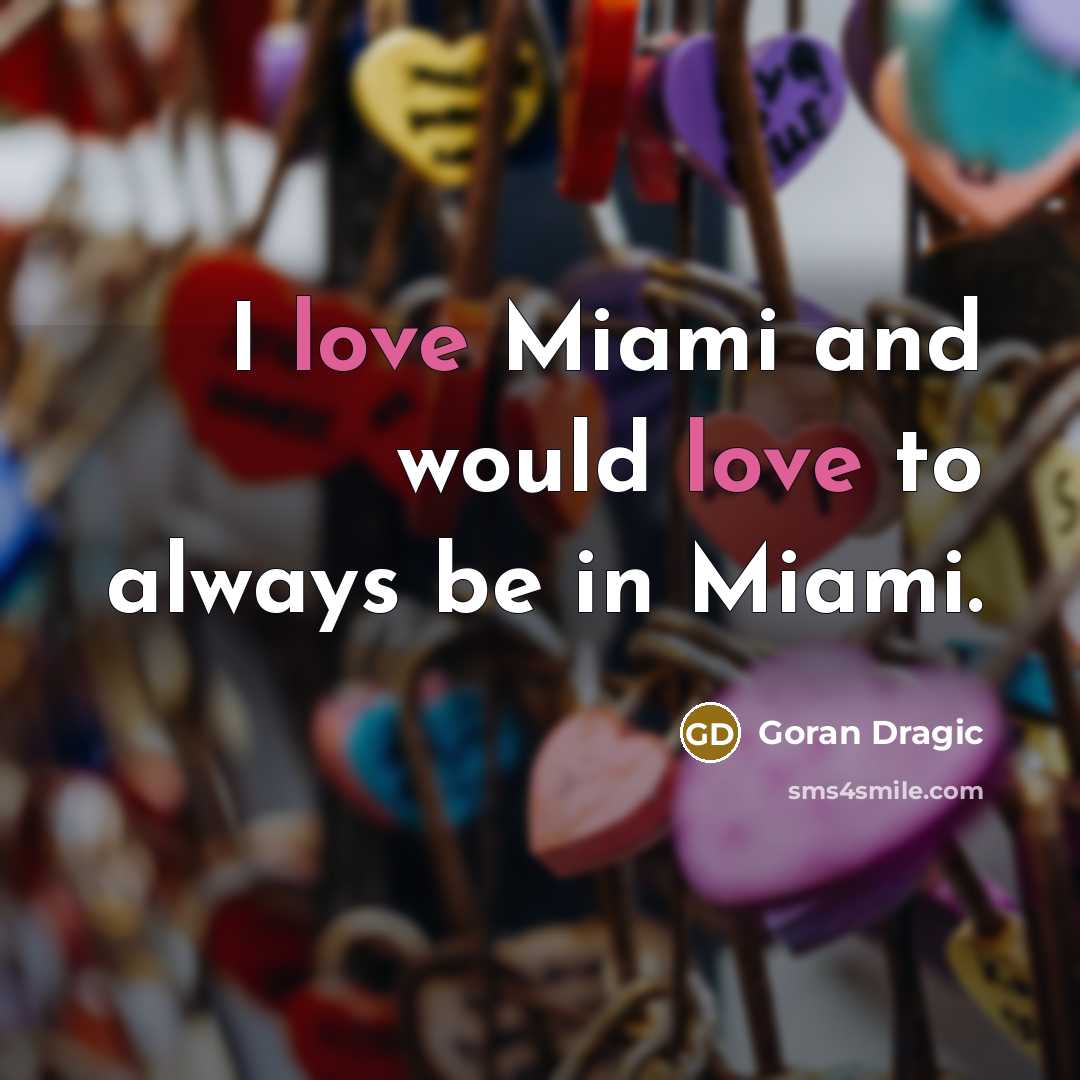 “I love Miami and would love to always be in…” quote by Goran Dragic