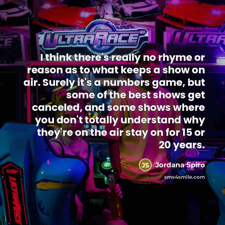 “I think there's really no rhyme or reason as to…” quote by Jordana Spiro