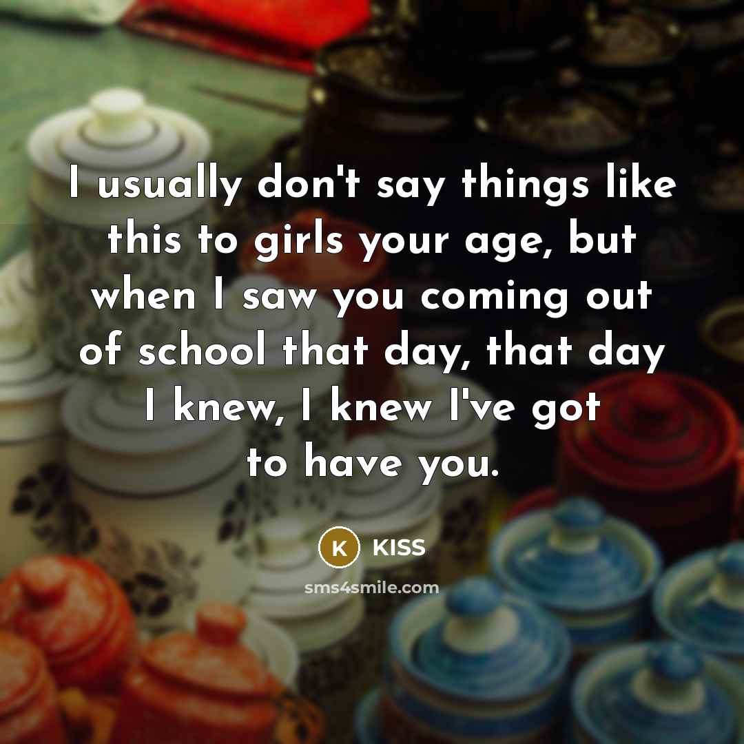 “I usually don't say things like this to girls your…” quote by KISS