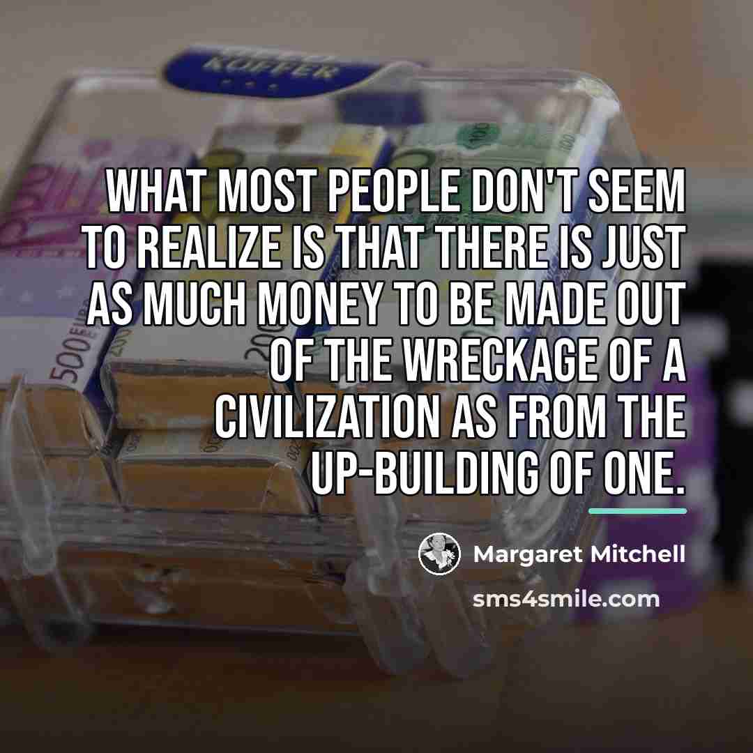 “What most people don't seem to realize is that there…” quote by Margaret Mitchell