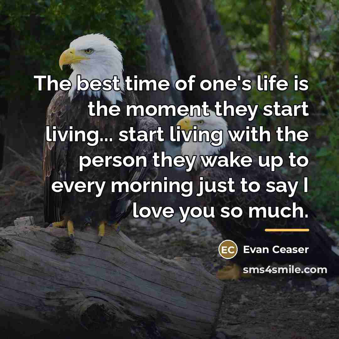 “The best time of one's life is the moment they…” quote by Evan Ceaser