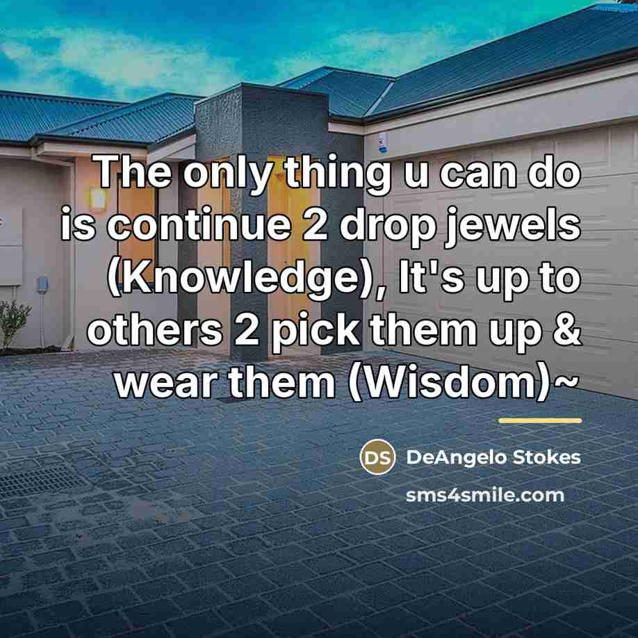 “The only thing u can do is continue 2 drop…” quote by DeAngelo Stokes