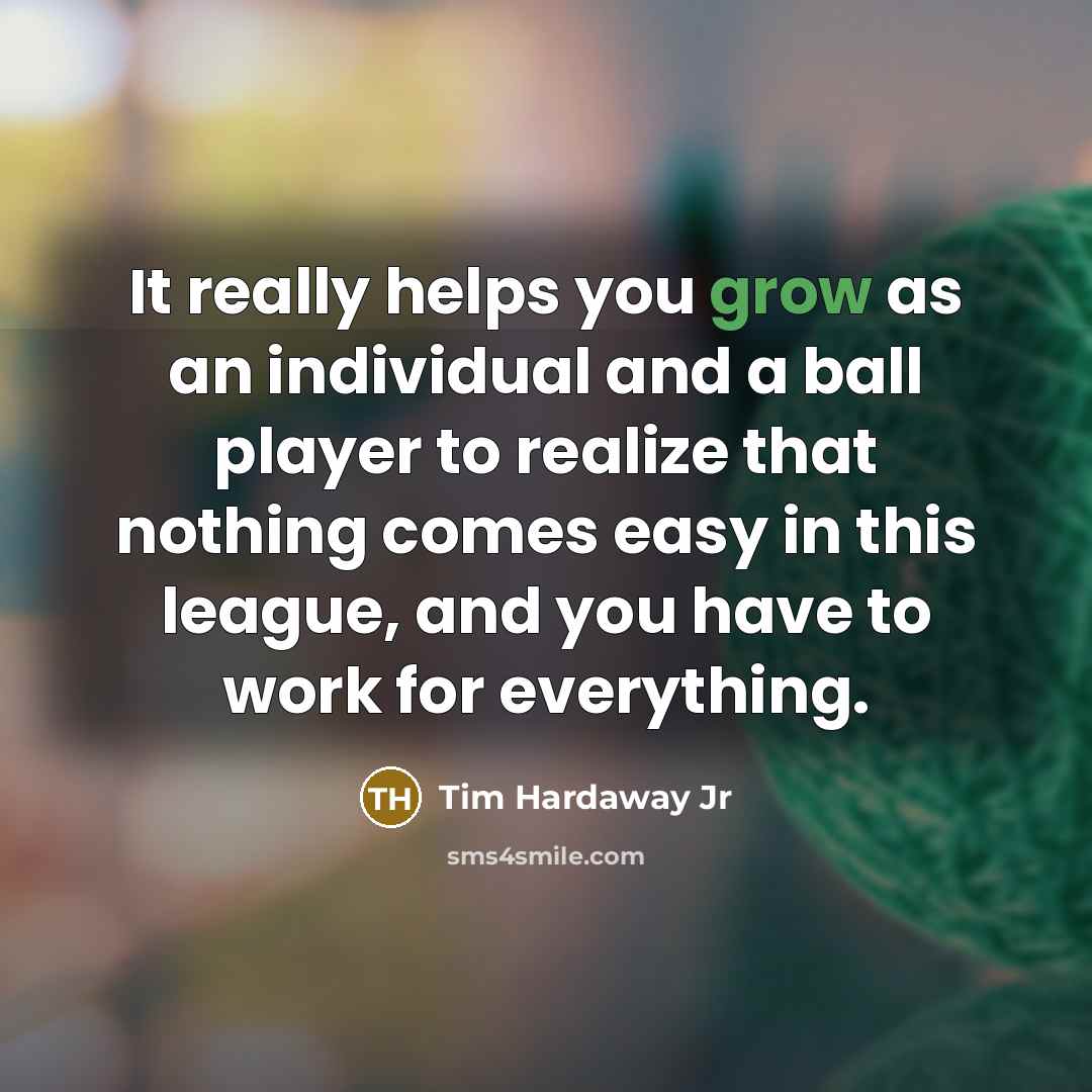 “It really helps you grow as an individual and a…” quote by Tim Hardaway Jr
