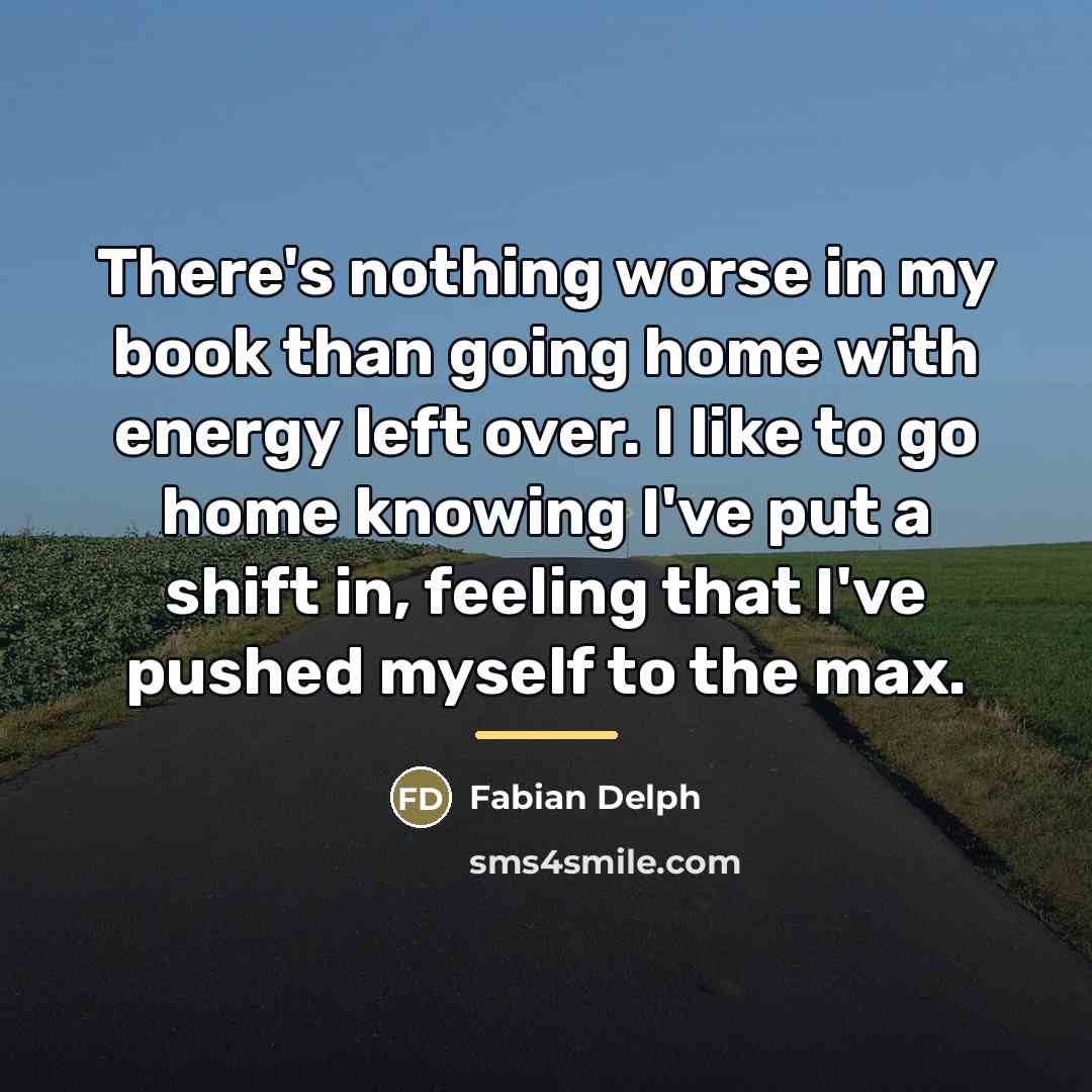 “There's nothing worse in my book than going home with…” quote by Fabian Delph