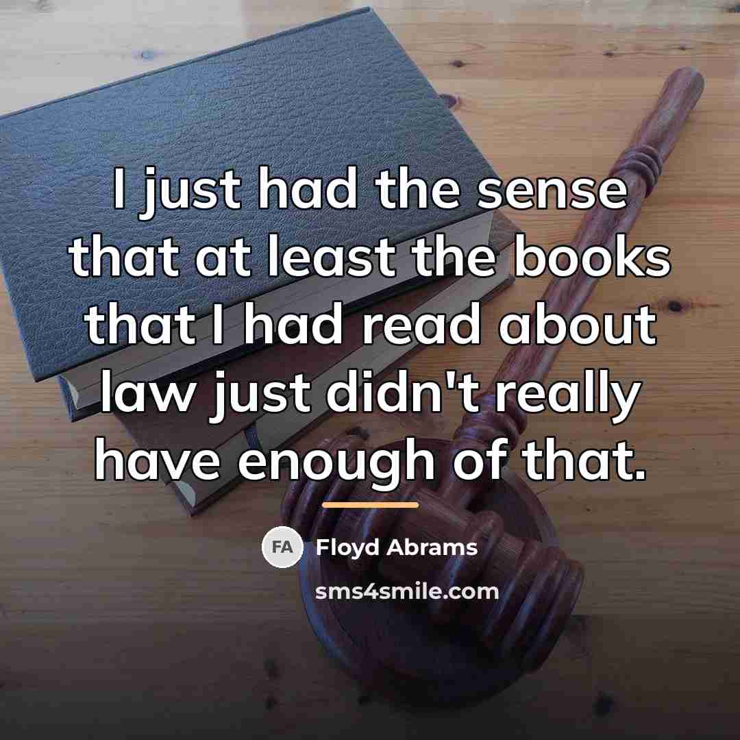 “I just had the sense that at least the books…” quote by Floyd Abrams