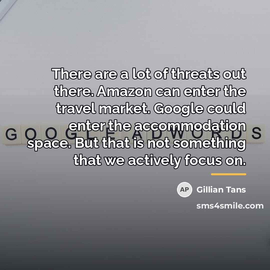 “There are a lot of threats out there. Amazon can…” quote by Gillian Tans
