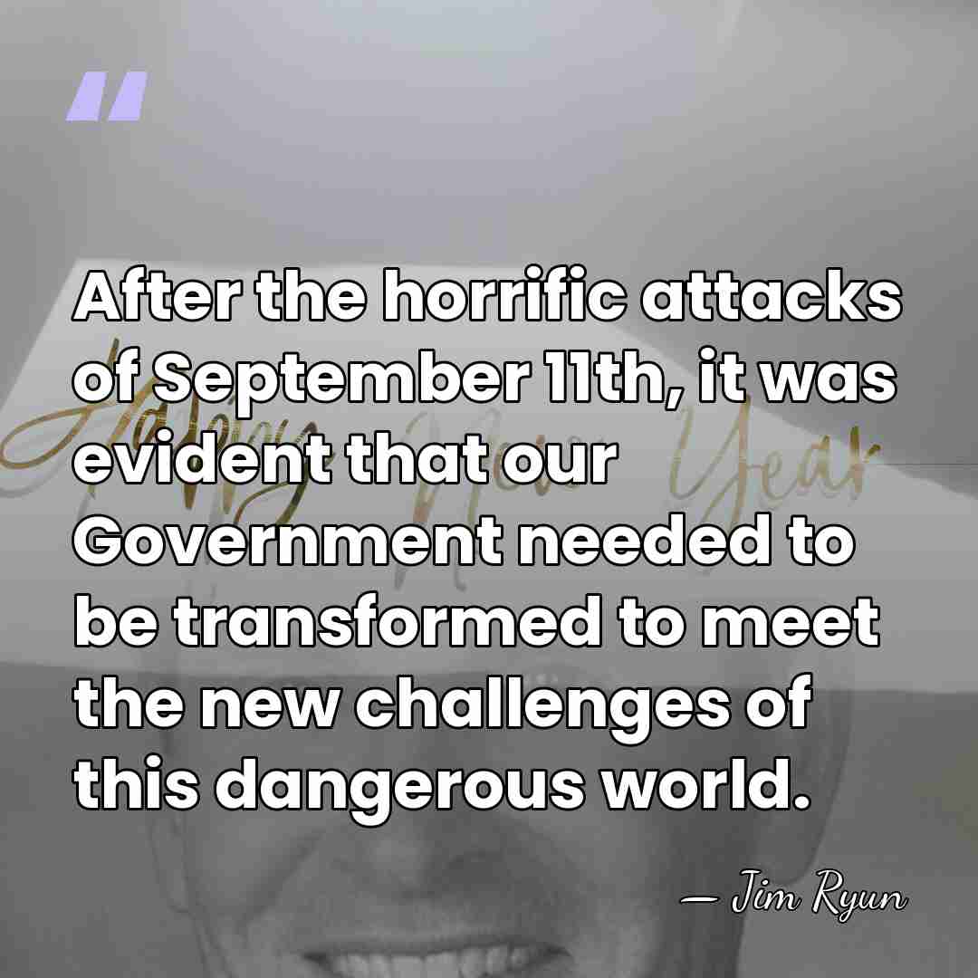 After the horrific attacks of September 11th, it was evident that our&hellip; - Jim Ryun