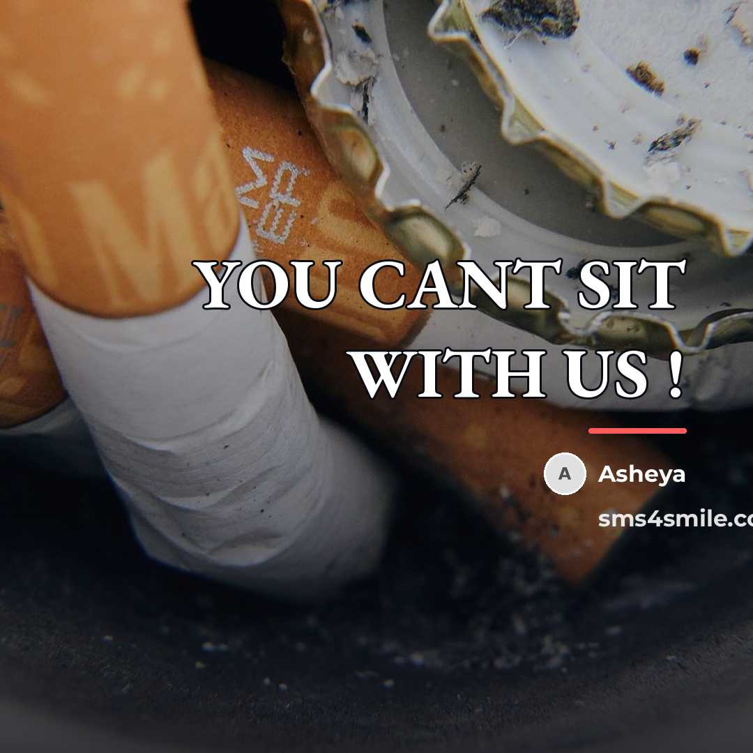 “YOU CANT SIT WITH US !…” quote by Asheya