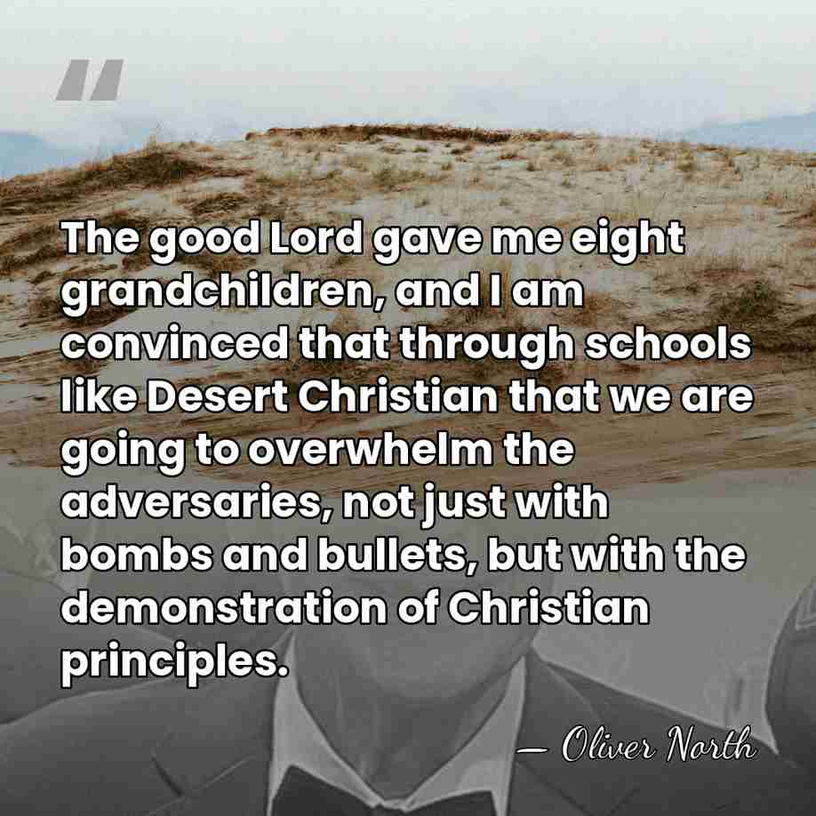 The good Lord gave me eight grandchildren, and I am convinced that&hellip; - Oliver North