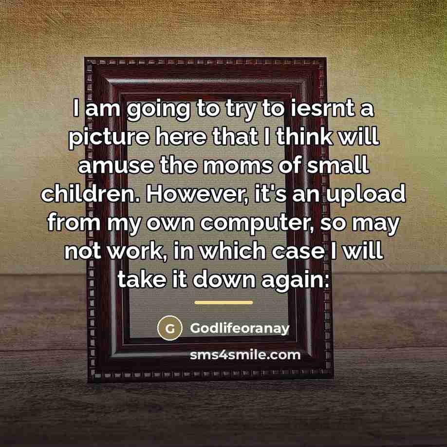 “I am going to try to iesrnt a picture here…” quote by Godlifeoranay