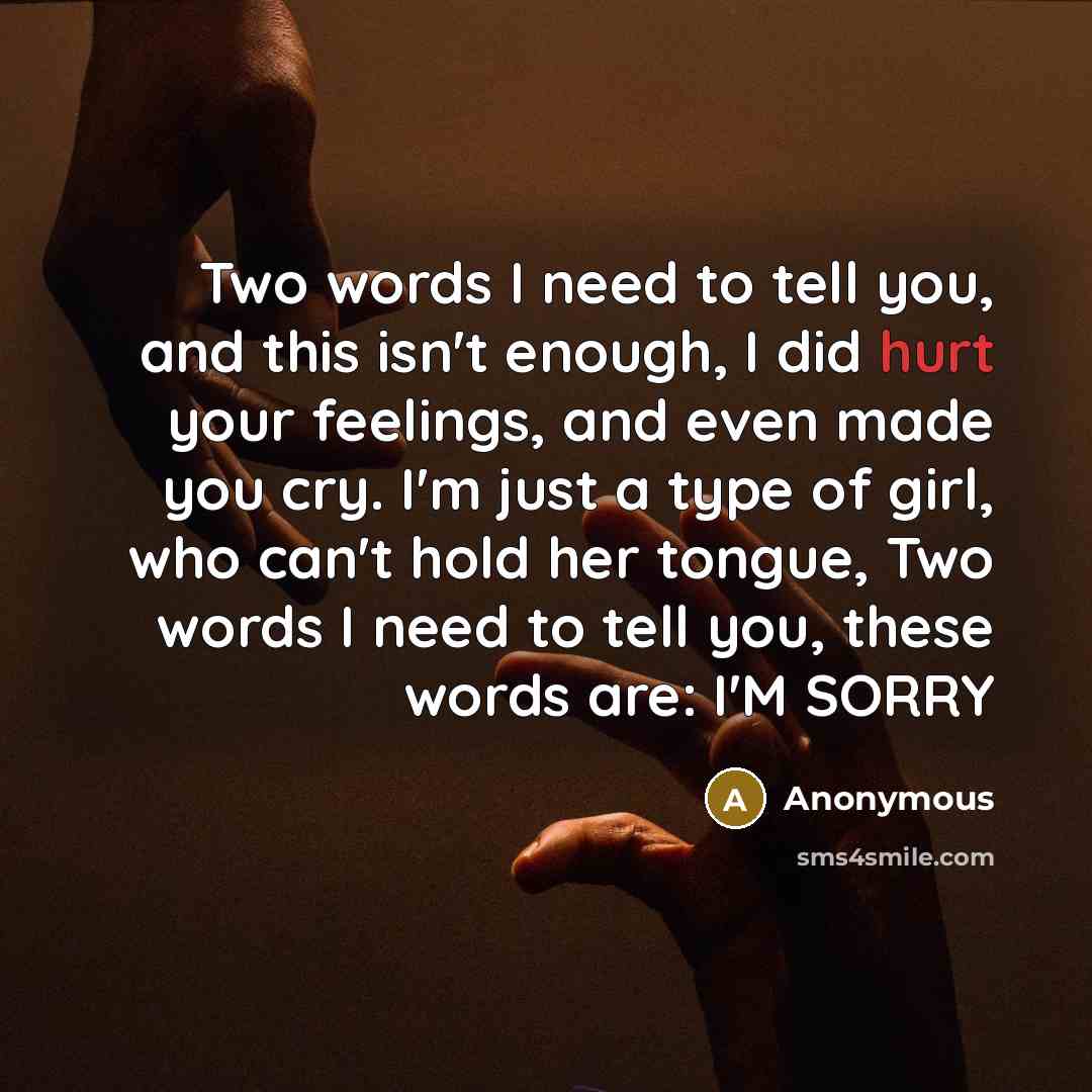 “Two words I need to tell you, and this isn't…” quote by Anonymous
