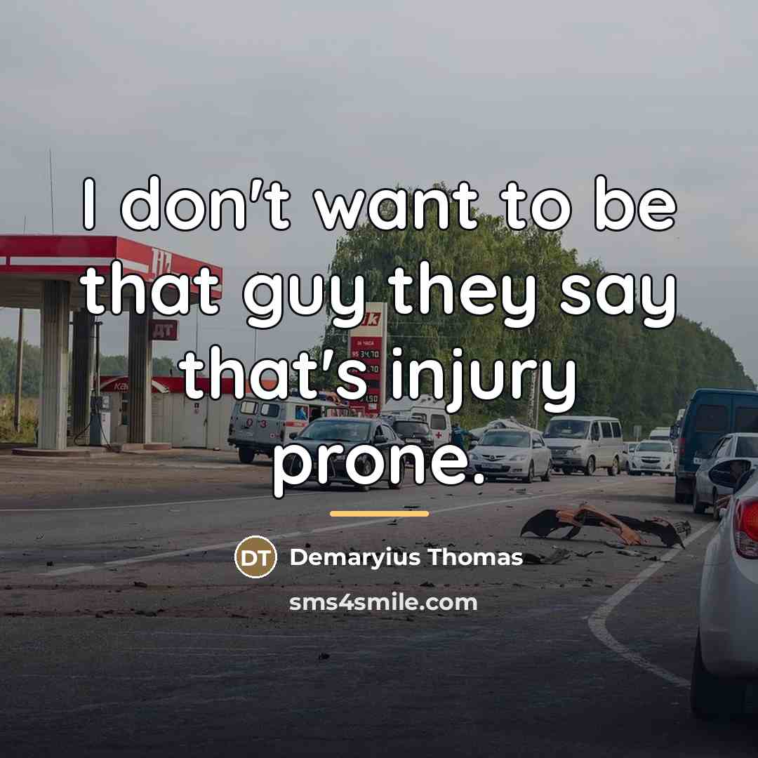 “I don't want to be that guy they say that's…” quote by Demaryius Thomas