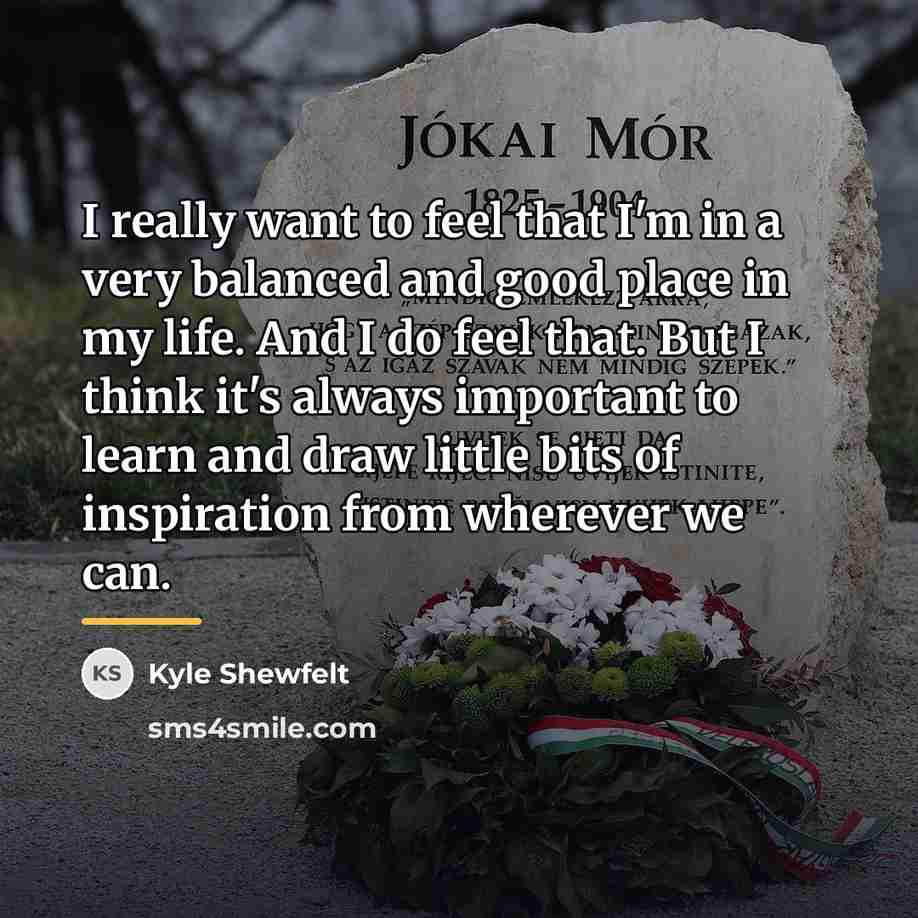 “I really want to feel that I'm in a very…” quote by Kyle Shewfelt