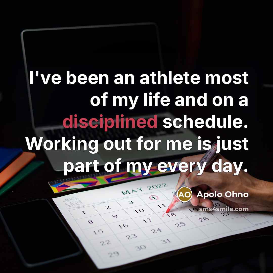 “I've been an athlete most of my life and on…” quote by Apolo Ohno