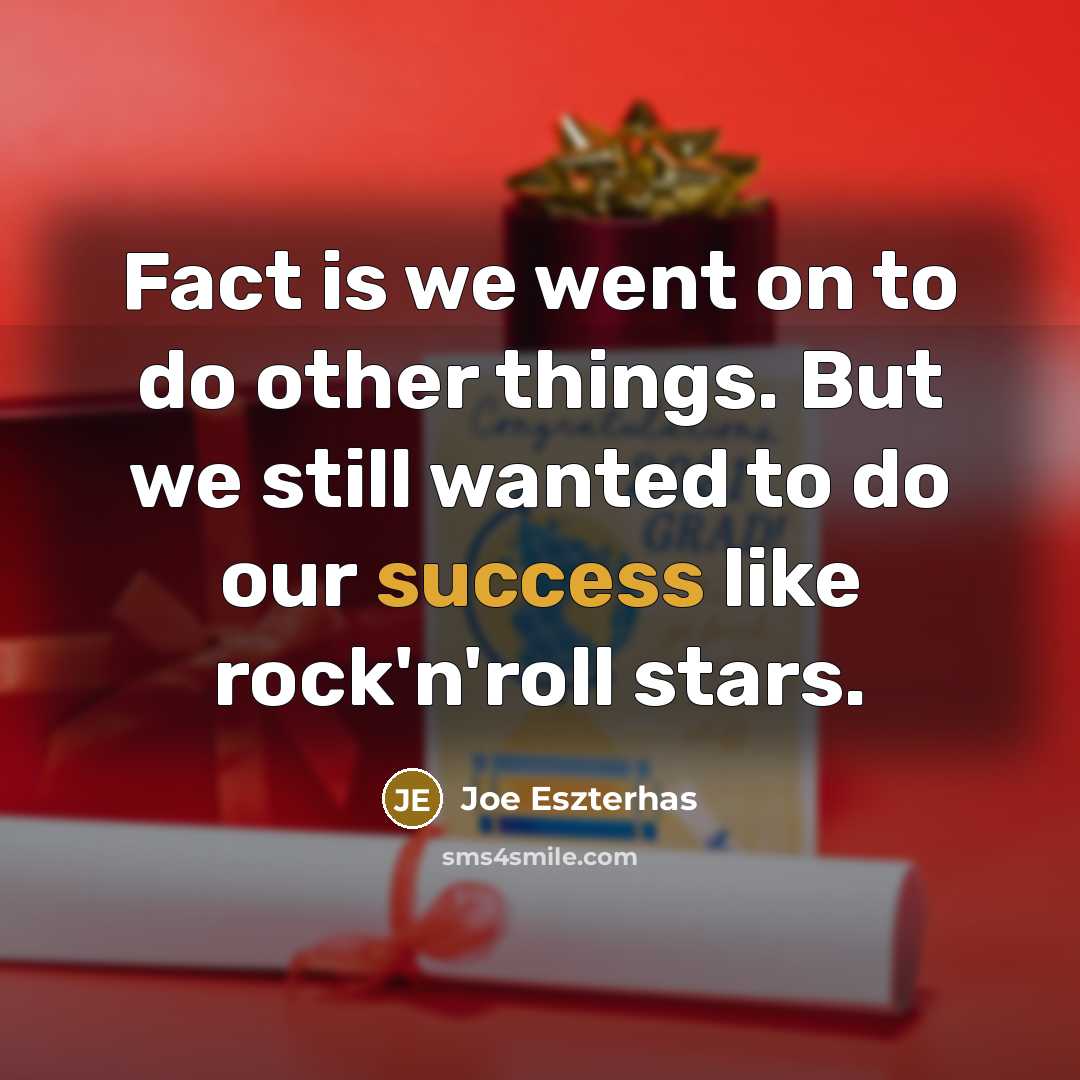 “Fact is we went on to do other things. But…” quote by Joe Eszterhas