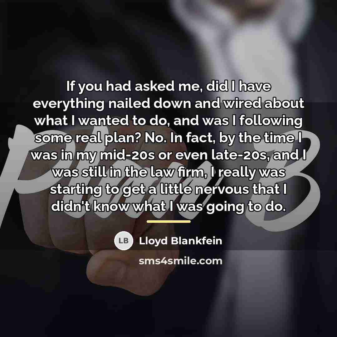 “If you had asked me, did I have everything nailed…” quote by Lloyd Blankfein