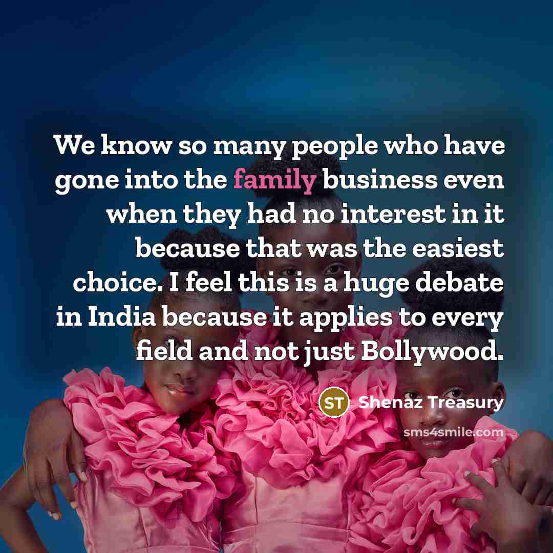 “We know so many people who have gone into the…” quote by Shenaz Treasury