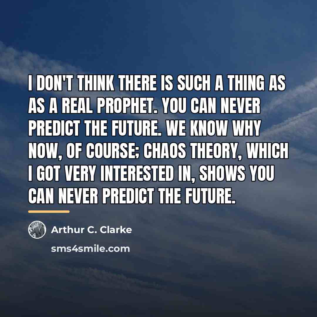 “I don't think there is such a thing as as…” quote by Arthur C. Clarke