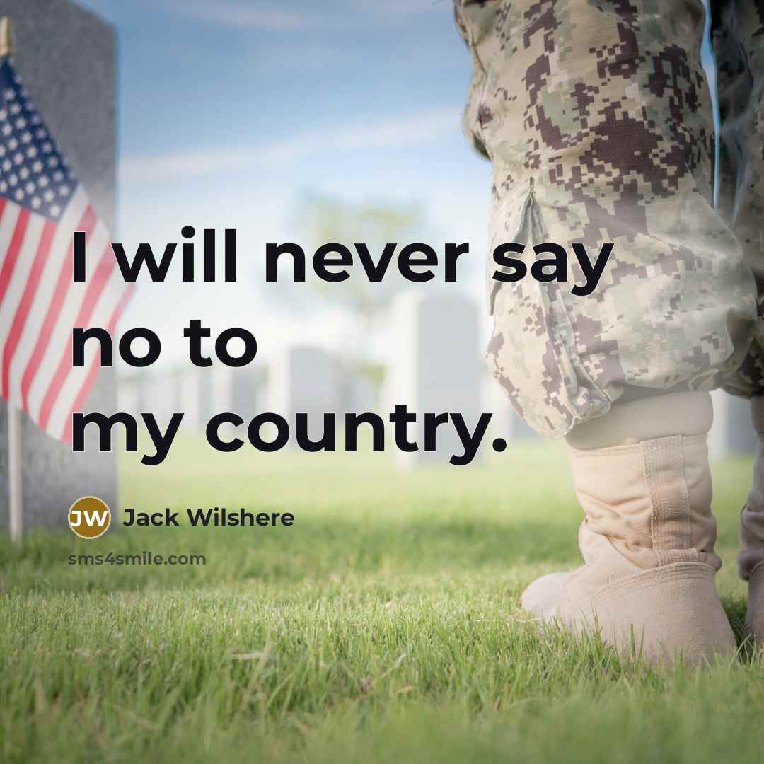 “I will never say no to my country.…” quote by Jack Wilshere