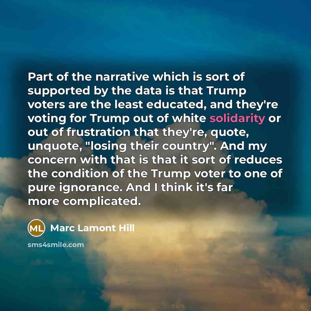 “Part of the narrative which is sort of supported by…” quote by Marc Lamont Hill