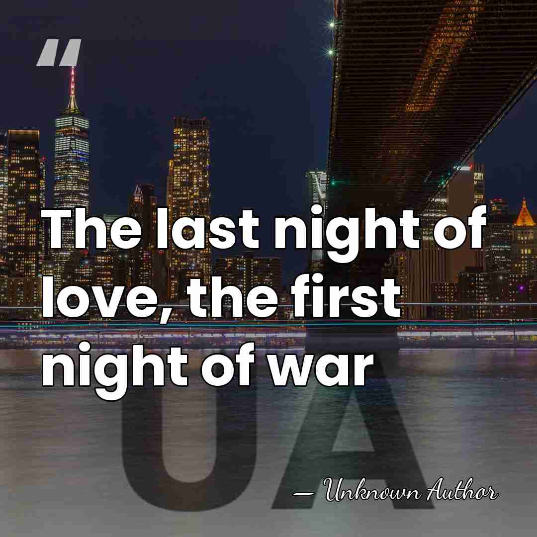 The last night of love, the first night of war - Camil Petrescu