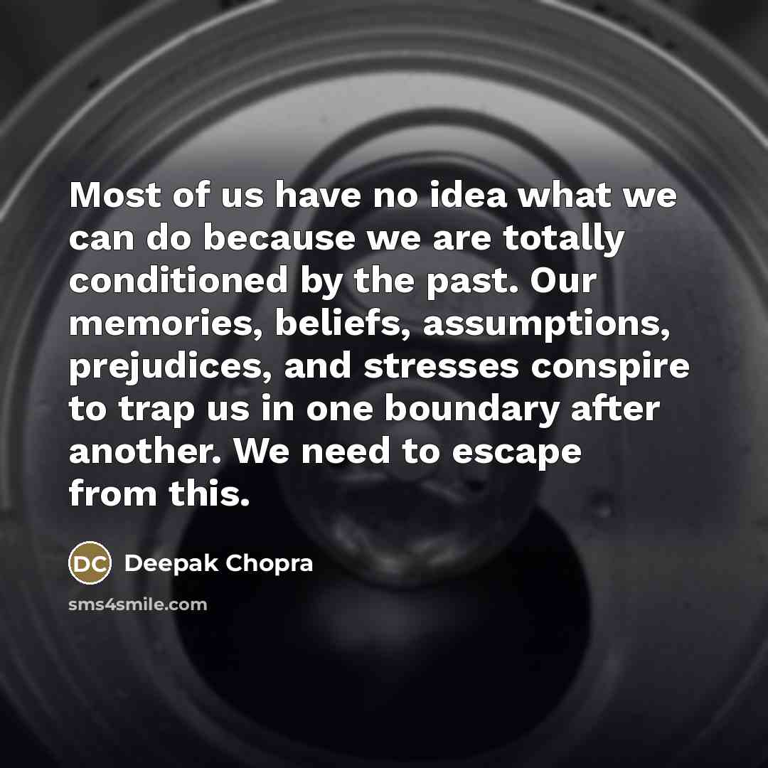 “Most of us have no idea what we can do…” quote by Deepak Chopra