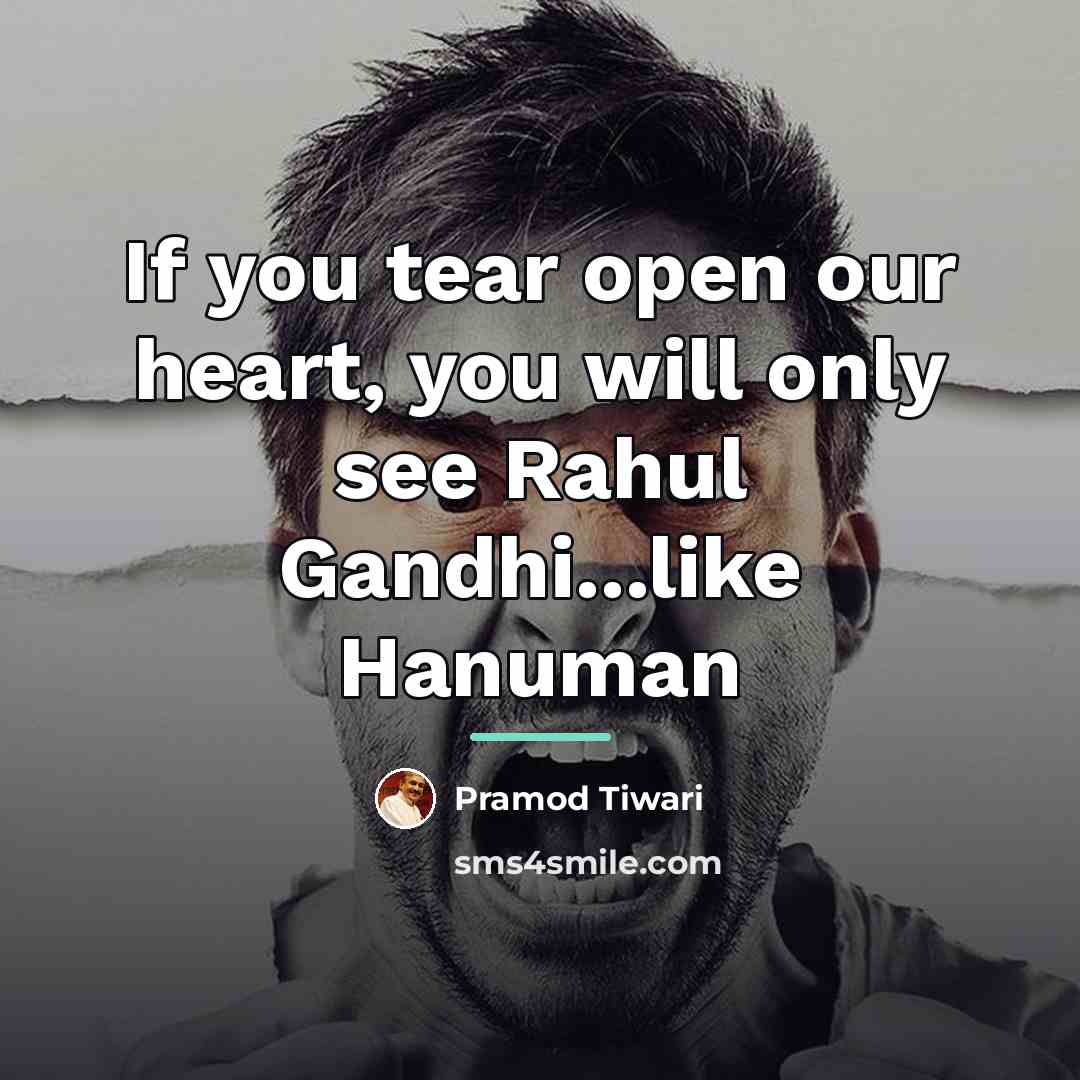 “If you tear open our heart, you will only see…” quote by Pramod Tiwari