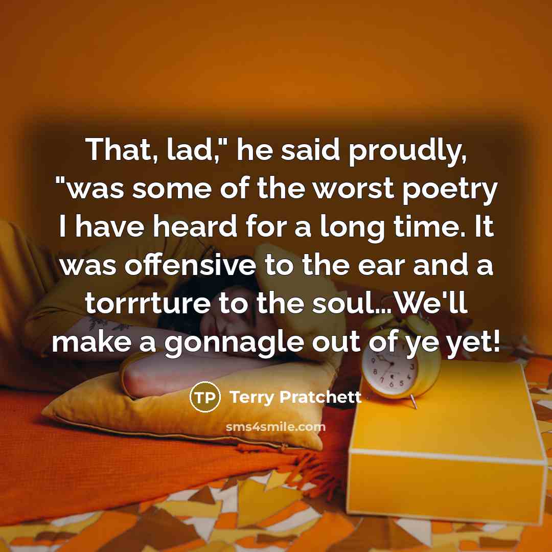 “That, lad," he said proudly, "was some of the worst…” quote by Terry Pratchett