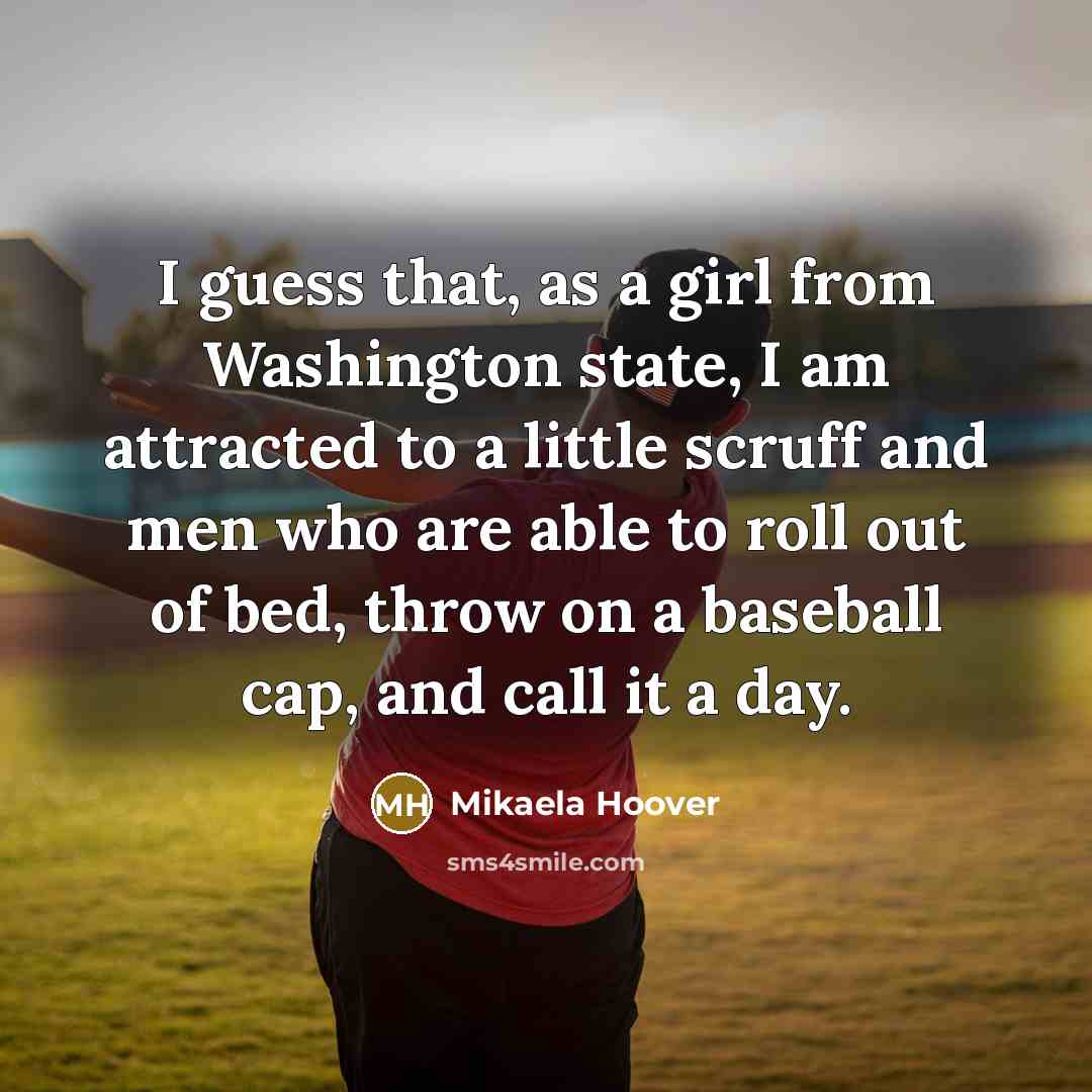 “I guess that, as a girl from Washington state, I…” quote by Mikaela Hoover