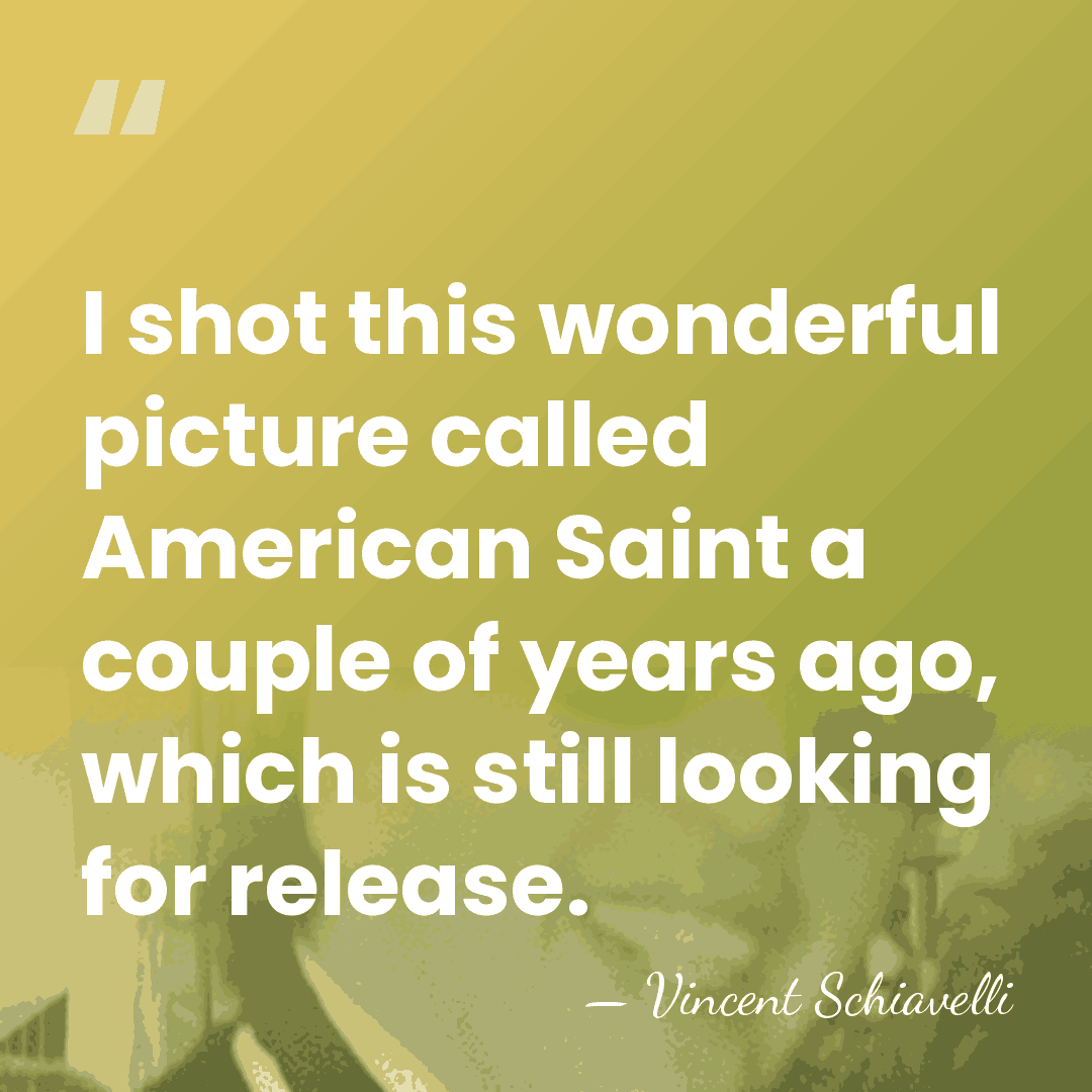 I shot this wonderful picture called American Saint a couple of years&hellip; - Vincent Schiavelli