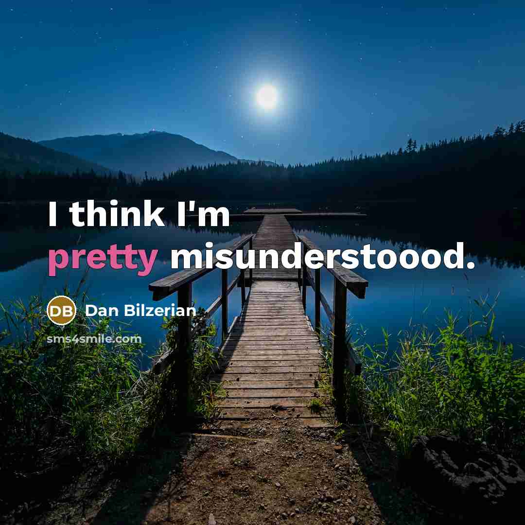 “I think I'm pretty misunderstoood.…” quote by Dan Bilzerian