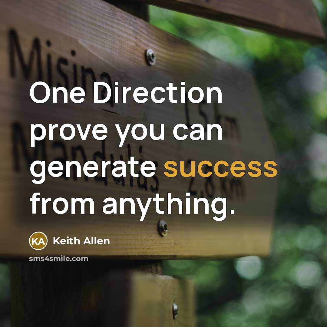 “One Direction prove you can generate success from anything.…” quote by Keith Allen