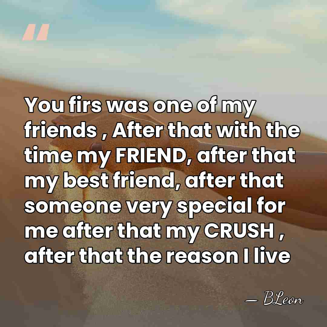 You firs was one of my friends , After that with the&hellip; - BLeon