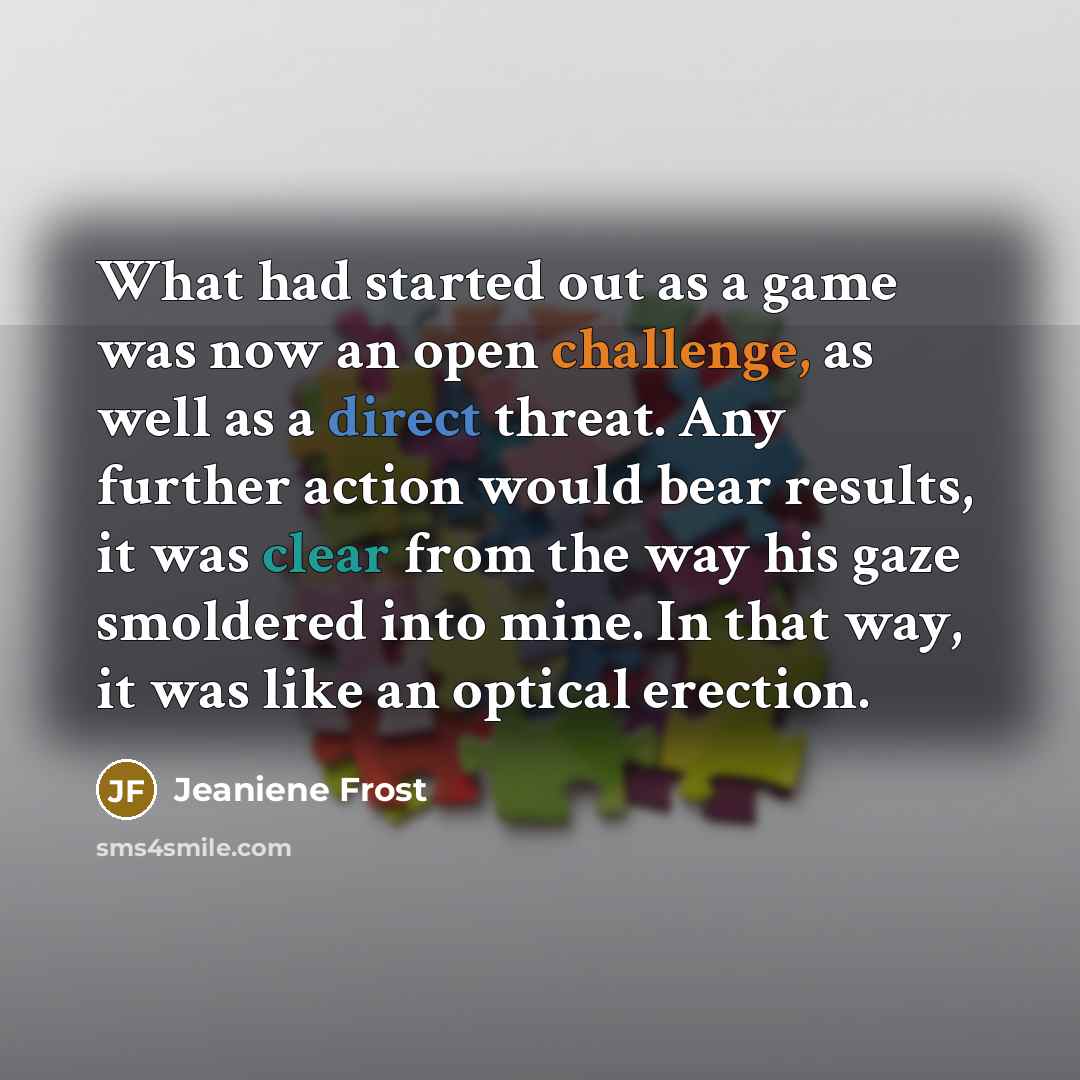 “What had started out as a game was now an…” quote by Jeaniene Frost