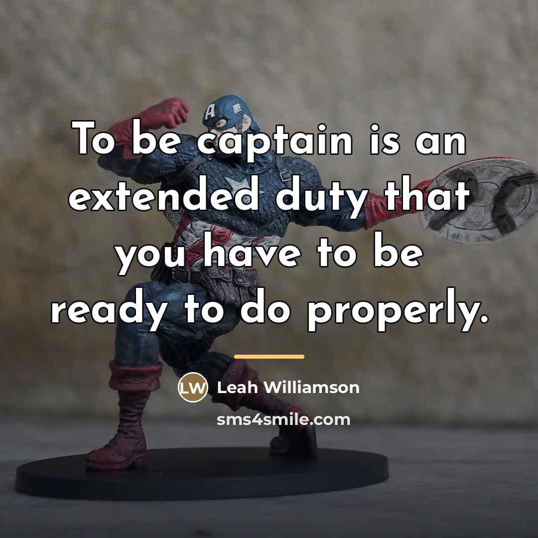 “To be captain is an extended duty that you have…” quote by Leah Williamson