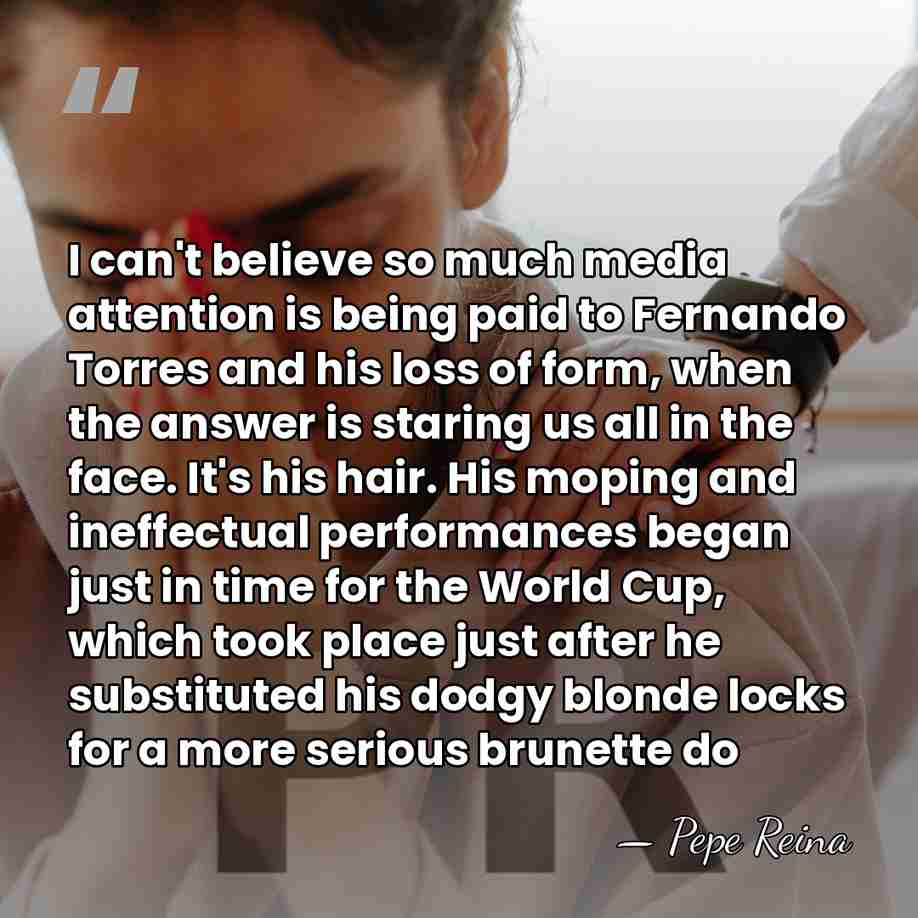 I can't believe so much media attention is being paid to Fernando&hellip; - Pepe Reina