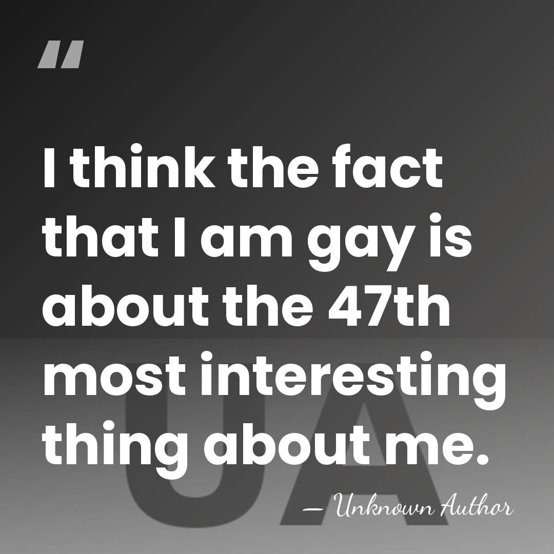 I think the fact that I am gay is about the 47th&hellip; - Sue Perkins