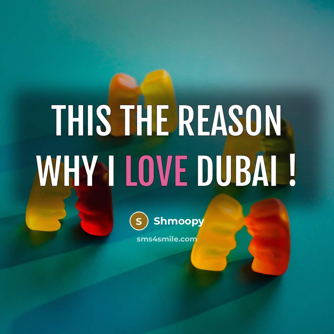 “THIS THE REASON WHY I LOVE DUBAI !…” quote by Shmoopy