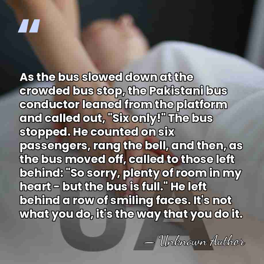 As the bus slowed down at the crowded bus stop, the Pakistani&hellip; - Edwin Francis Gay