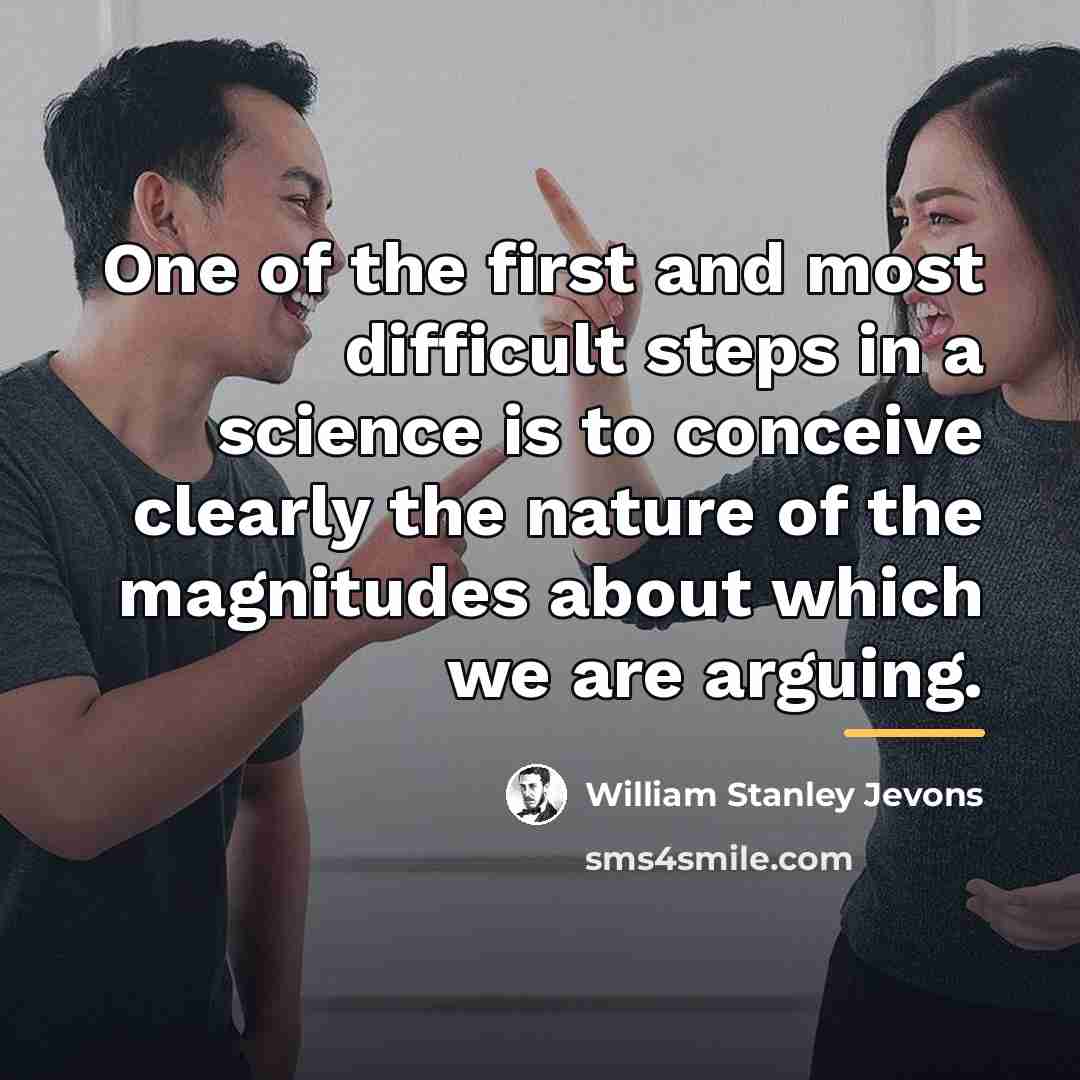 “One of the first and most difficult steps in a…” quote by William Stanley Jevons
