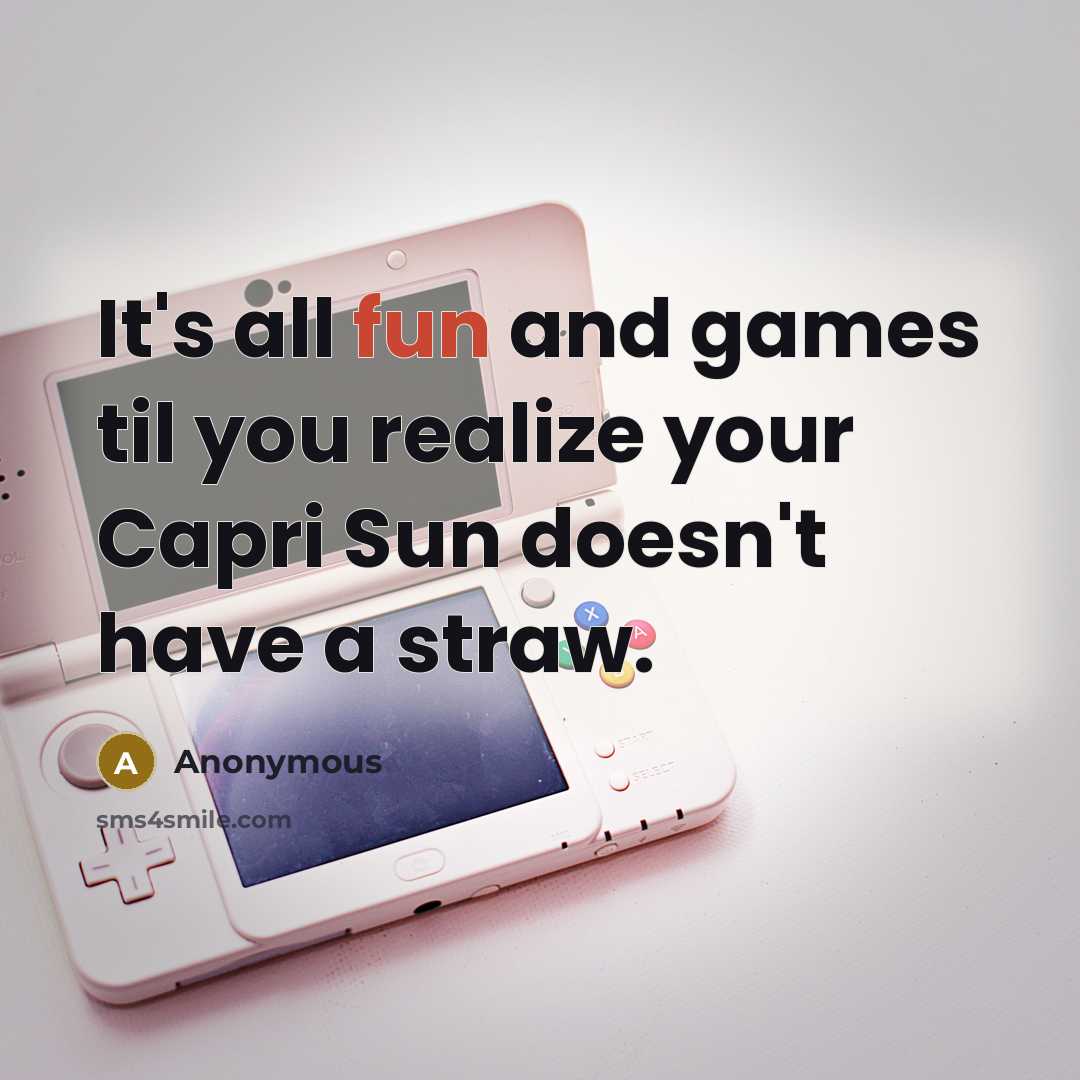 “It's all fun and games til you realize your Capri…” quote by Anonymous