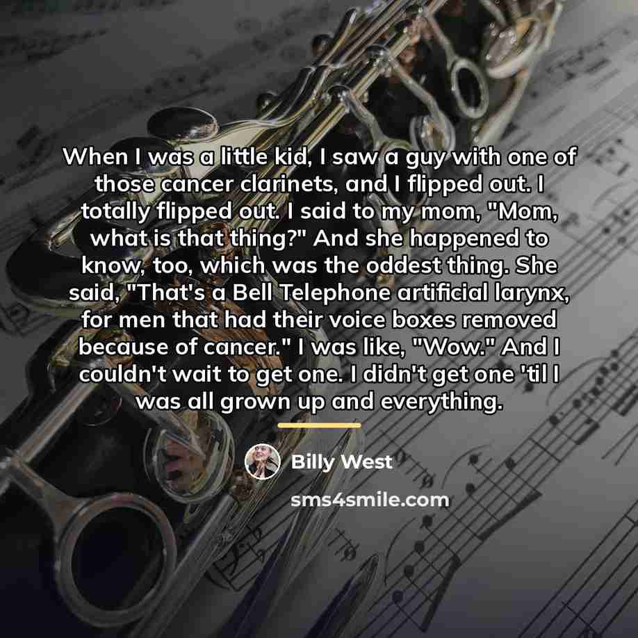 “When I was a little kid, I saw a guy…” quote by Billy West