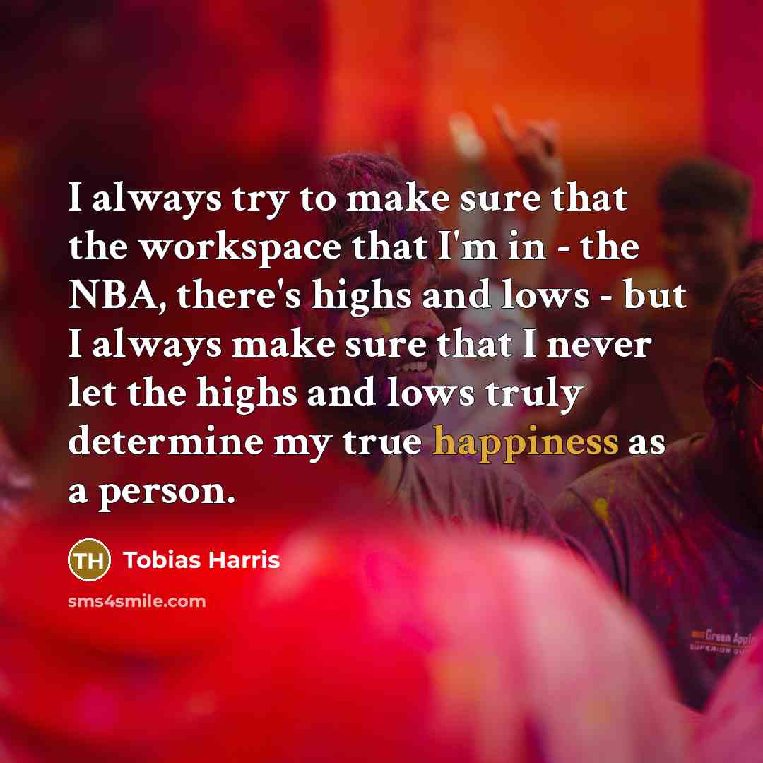 “I always try to make sure that the workspace that…” quote by Tobias Harris