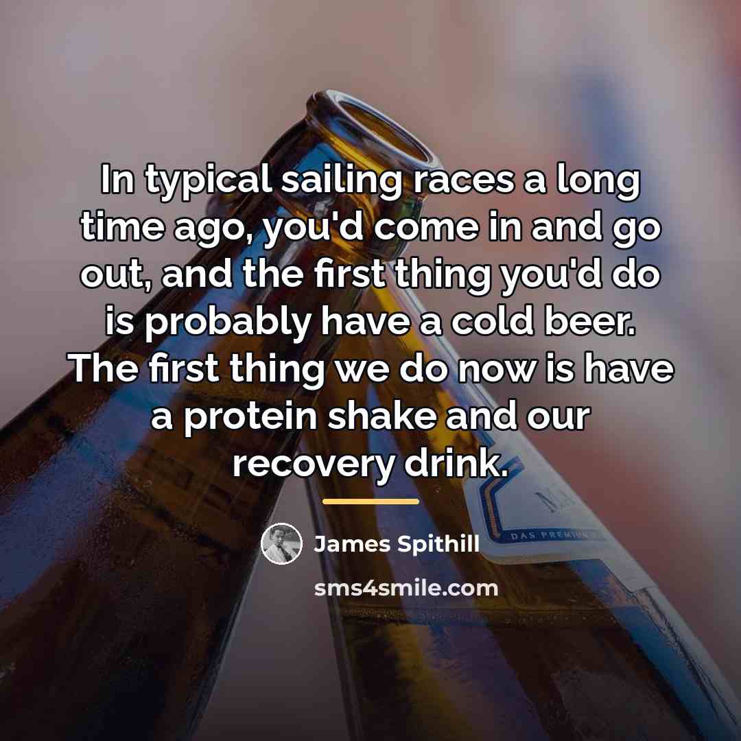 “In typical sailing races a long time ago, you'd come…” quote by James Spithill