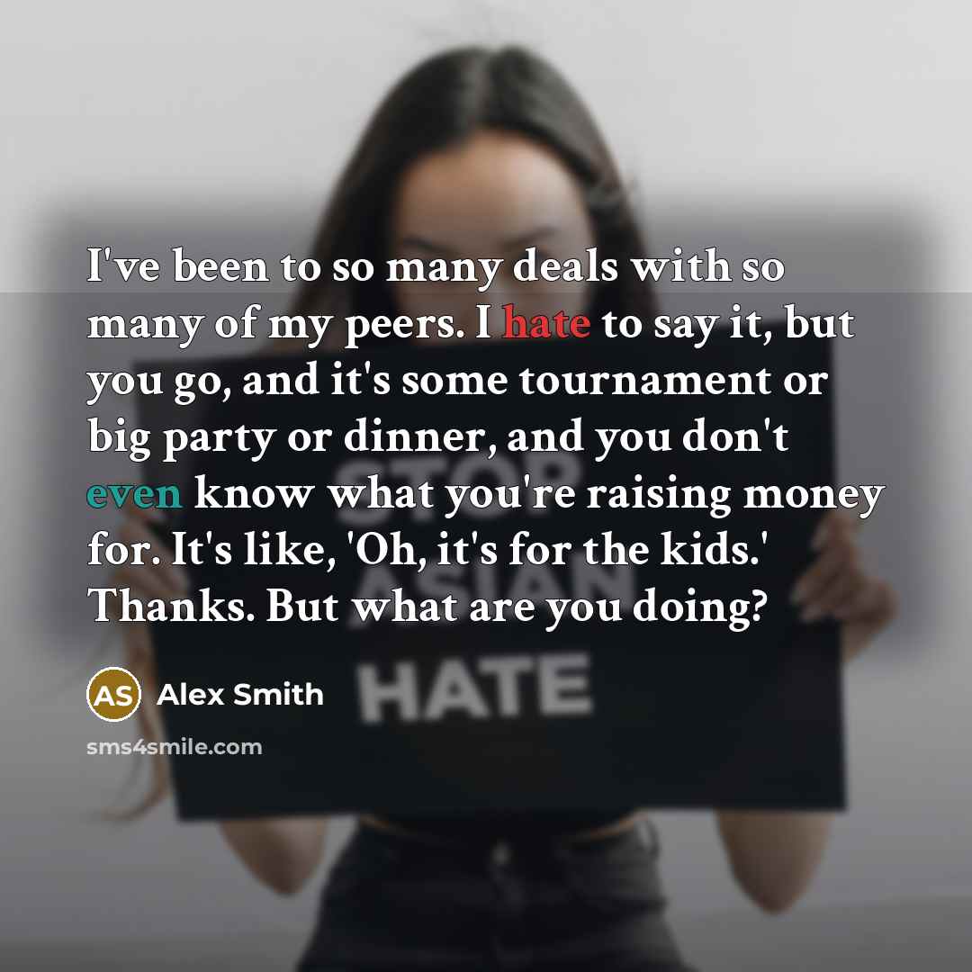 “I've been to so many deals with so many of…” quote by Alex Smith