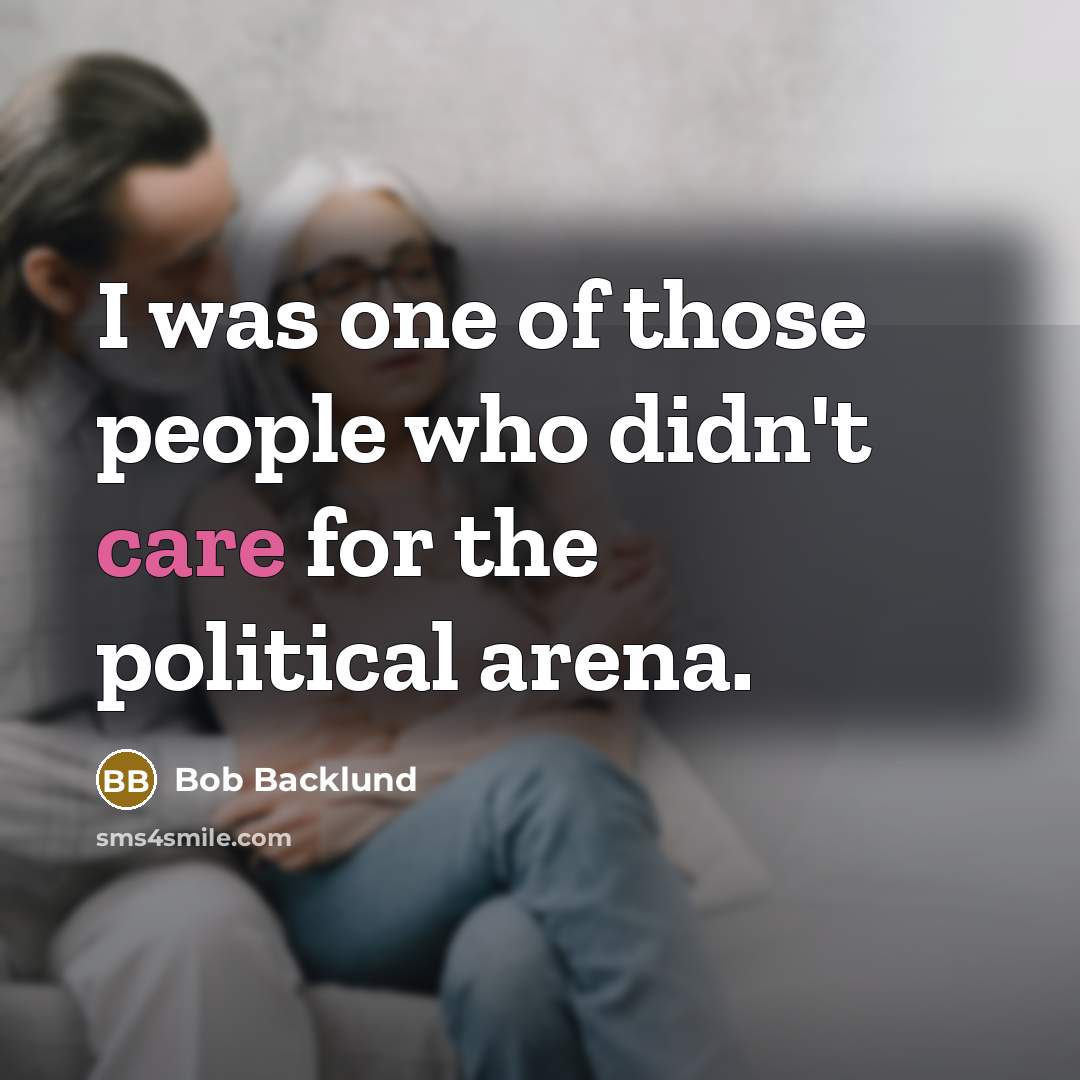 “I was one of those people who didn't care for…” quote by Bob Backlund