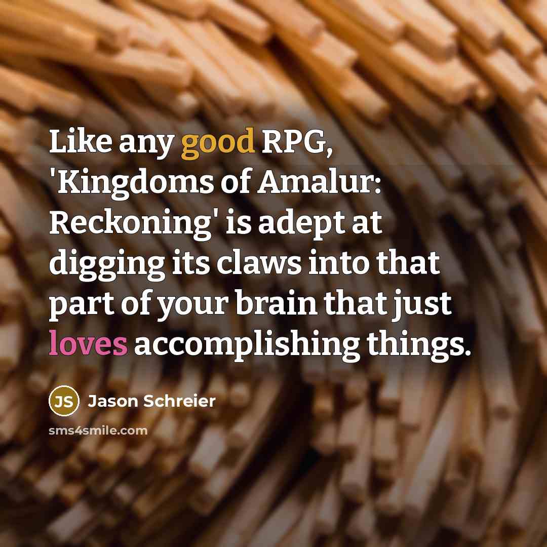 “Like any good RPG, 'Kingdoms of Amalur: Reckoning' is adept…” quote by Jason Schreier